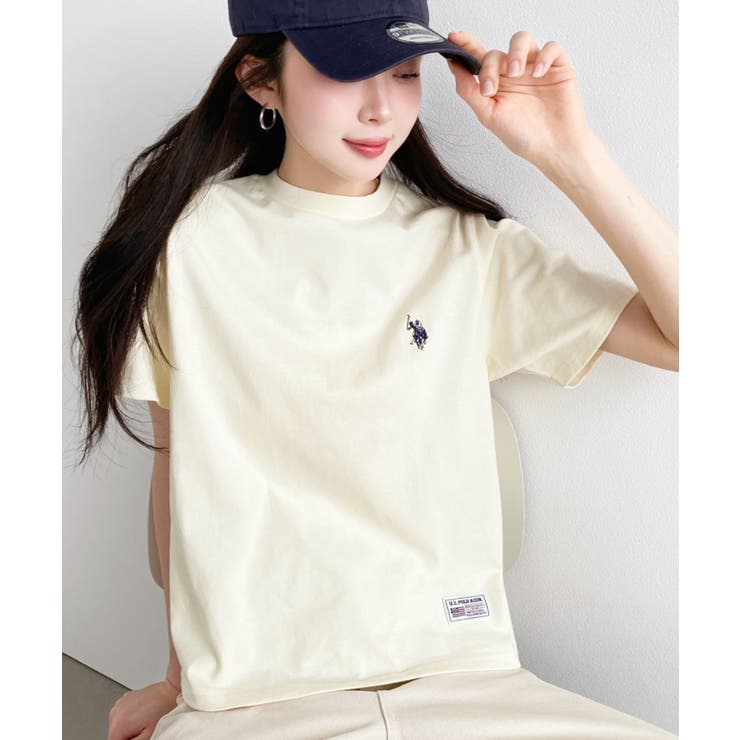 U.S.POLO ASSN.ワンポイント刺繍半袖Tシャツ | moment+ | 詳細画像57 
