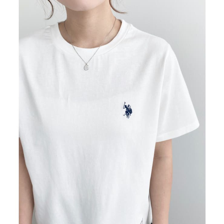 U.S.POLO ASSN.ワンポイント刺繍半袖Tシャツ | moment+ | 詳細画像7 