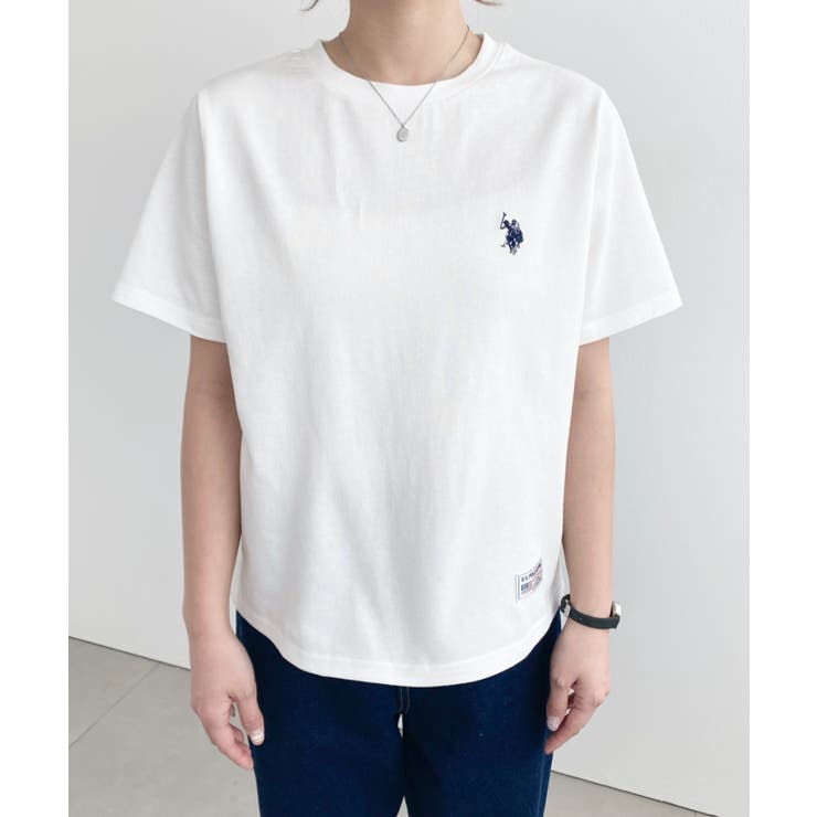 U.S.POLO ASSN.ワンポイント刺繍半袖Tシャツ | moment+ | 詳細画像8 