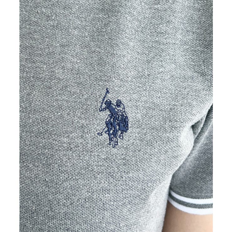 U.S.POLO ASSN.ワンポイント刺繍配色ライン半袖リブポロシャツワンピ | moment+ | 詳細画像21 