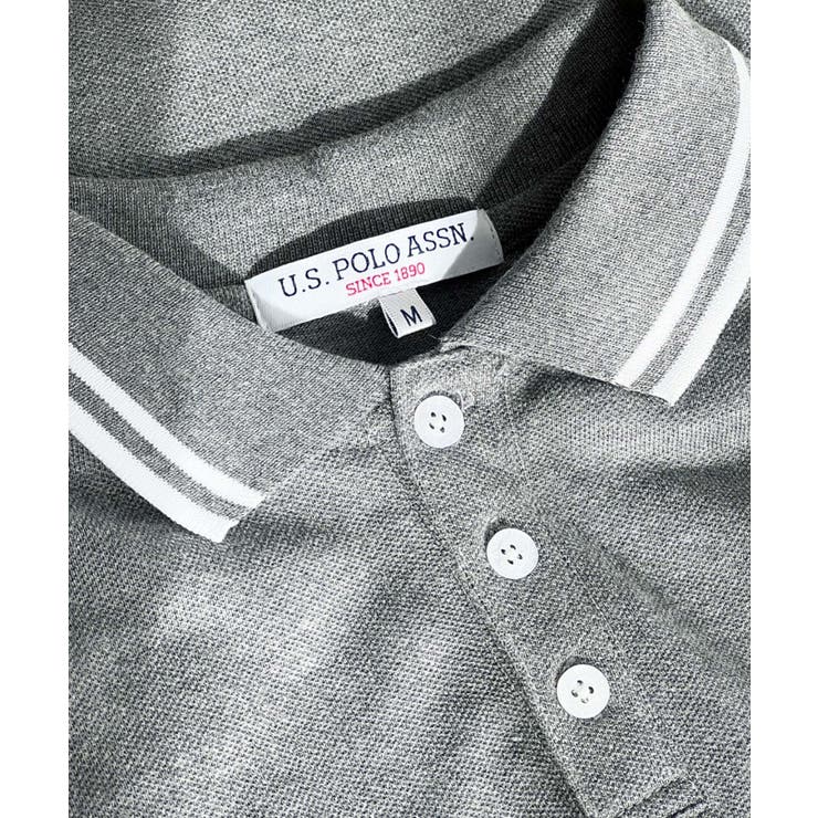 U.S.POLO ASSN.ワンポイント刺繍配色ライン半袖リブポロシャツワンピ | moment+ | 詳細画像25 