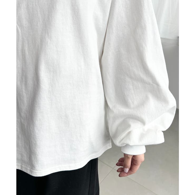 ヘンリーネックバイカラー配色リブロンT | moment+ | 詳細画像9 