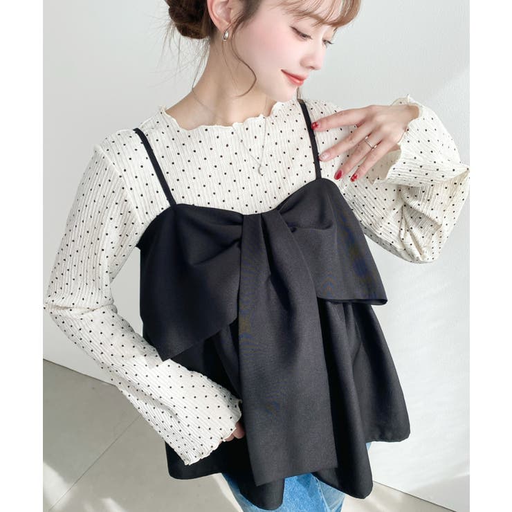 ビックリボンキャミビスチェ | moment+ | 詳細画像19 