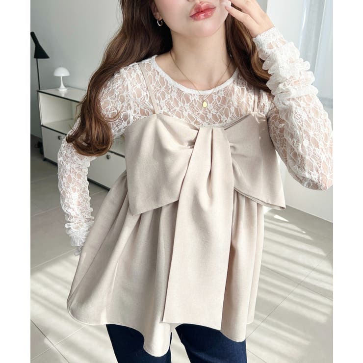 ビックリボンキャミビスチェ | moment+ | 詳細画像2 