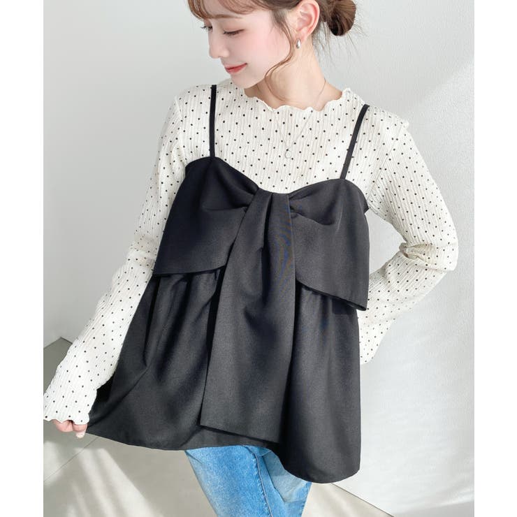 ビックリボンキャミビスチェ | moment+ | 詳細画像20 