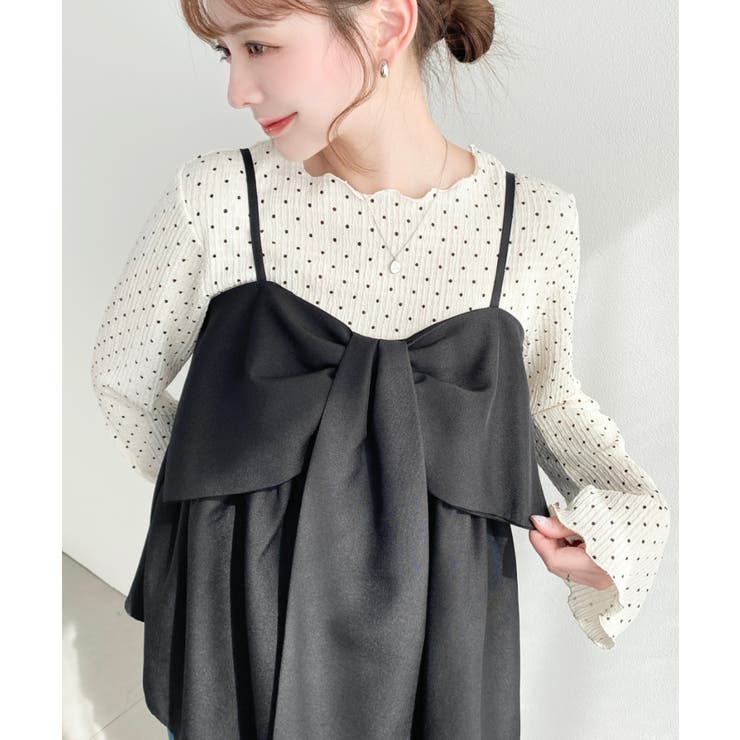 ビックリボンキャミビスチェ | moment+ | 詳細画像21 