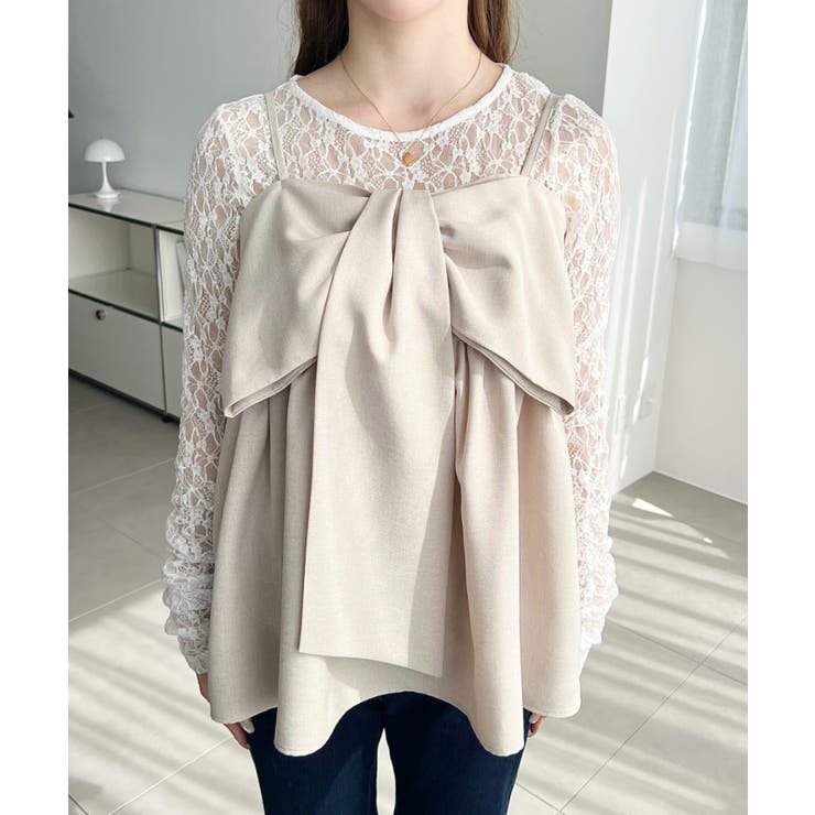 ビックリボンキャミビスチェ | moment+ | 詳細画像8 