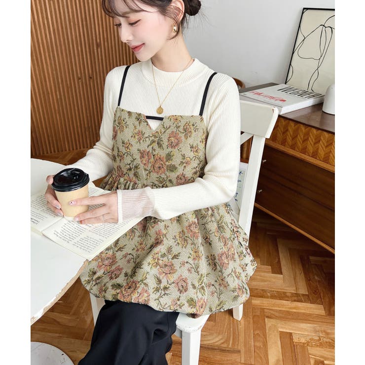 ジャガードキャミソールゴブラン | moment+ | 詳細画像5 