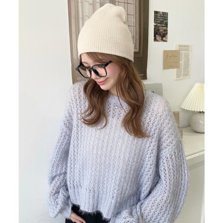 リブ編みニット帽 | moment+ | 詳細画像10 