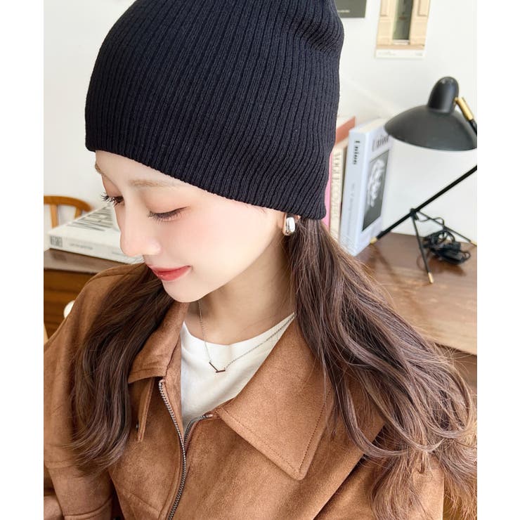 リブ編みニット帽 | moment+ | 詳細画像11 