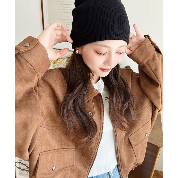 リブ編みニット帽 | moment+ | 詳細画像14 