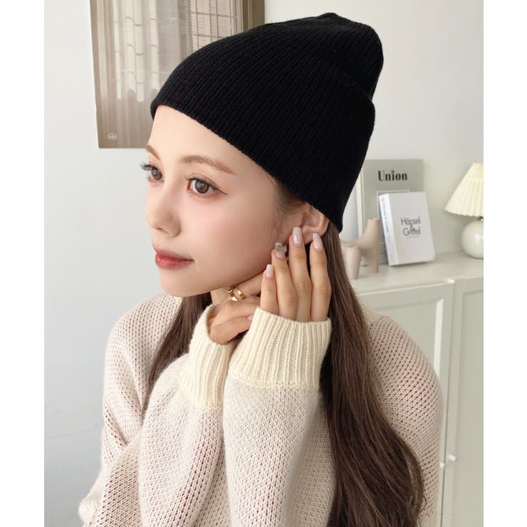 リブ編みニット帽 | moment+ | 詳細画像19 