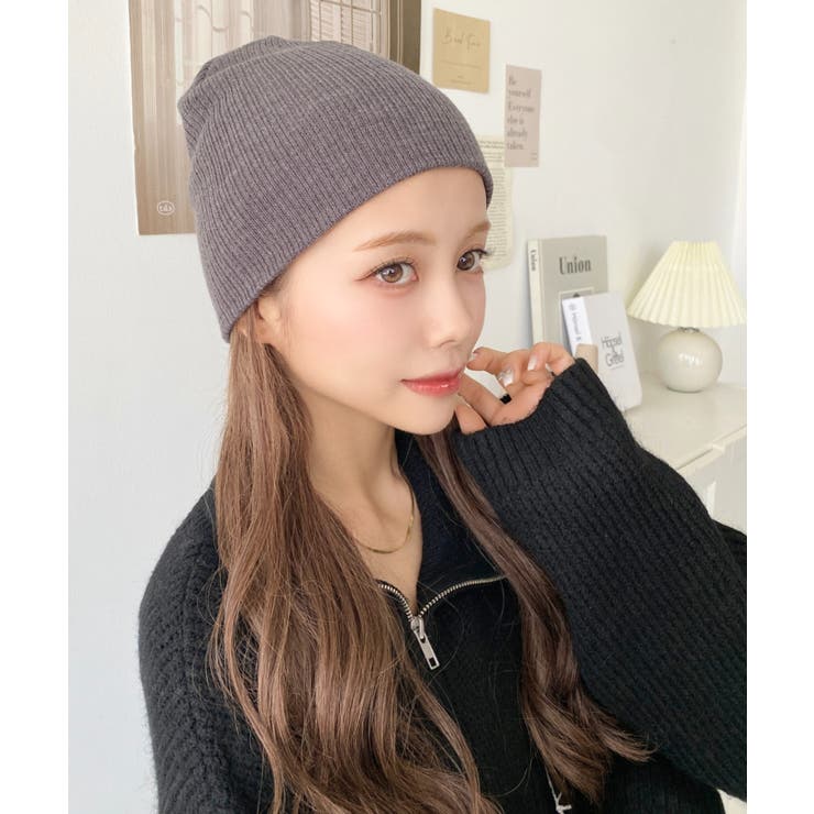 リブ編みニット帽 | moment+ | 詳細画像33 