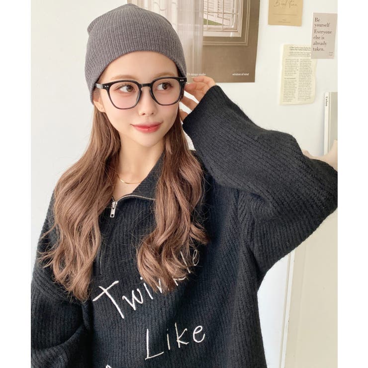 リブ編みニット帽 | moment+ | 詳細画像35 