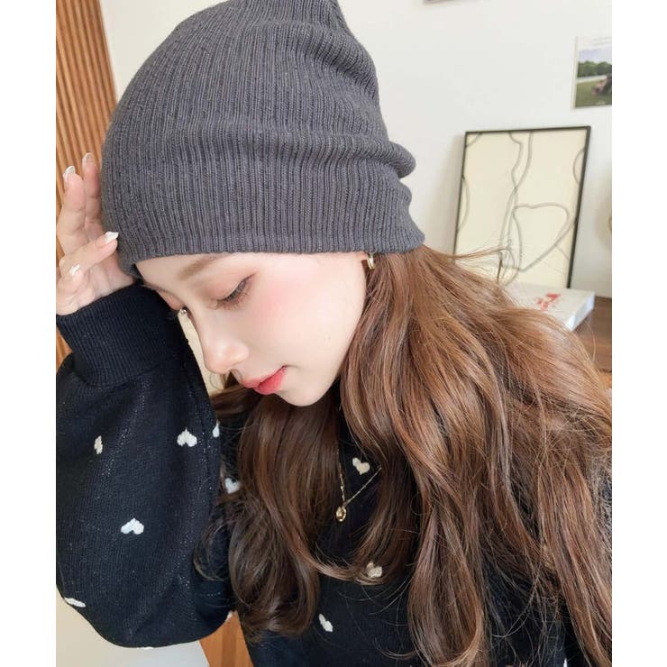 リブ編みニット帽 | moment+ | 詳細画像37 