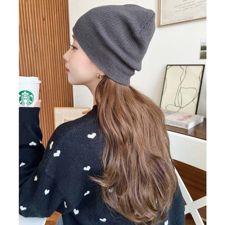 リブ編みニット帽 | moment+ | 詳細画像40 