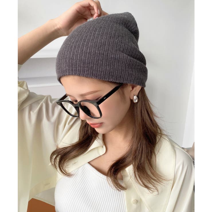 リブ編みニット帽 | moment+ | 詳細画像43 