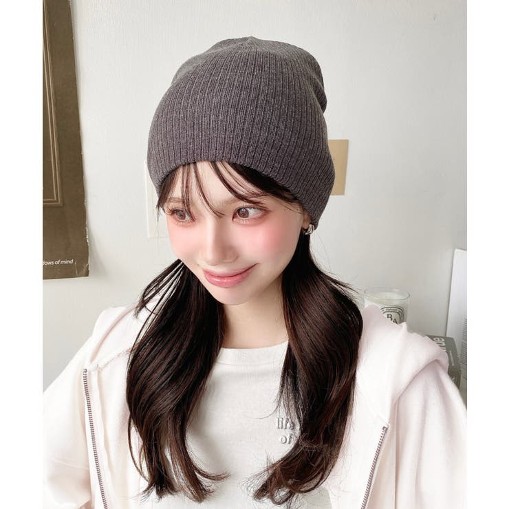 リブ編みニット帽 | moment+ | 詳細画像46 