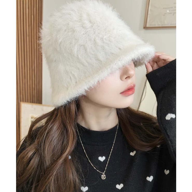 シャギーバケットハット | moment+ | 詳細画像2