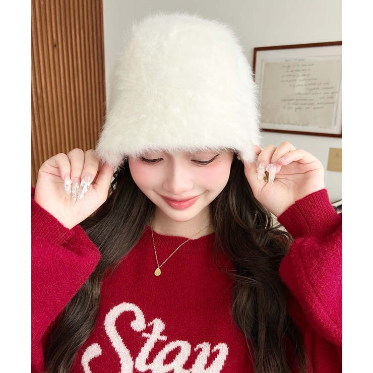 シャギーバケットハット | moment+ | 詳細画像8