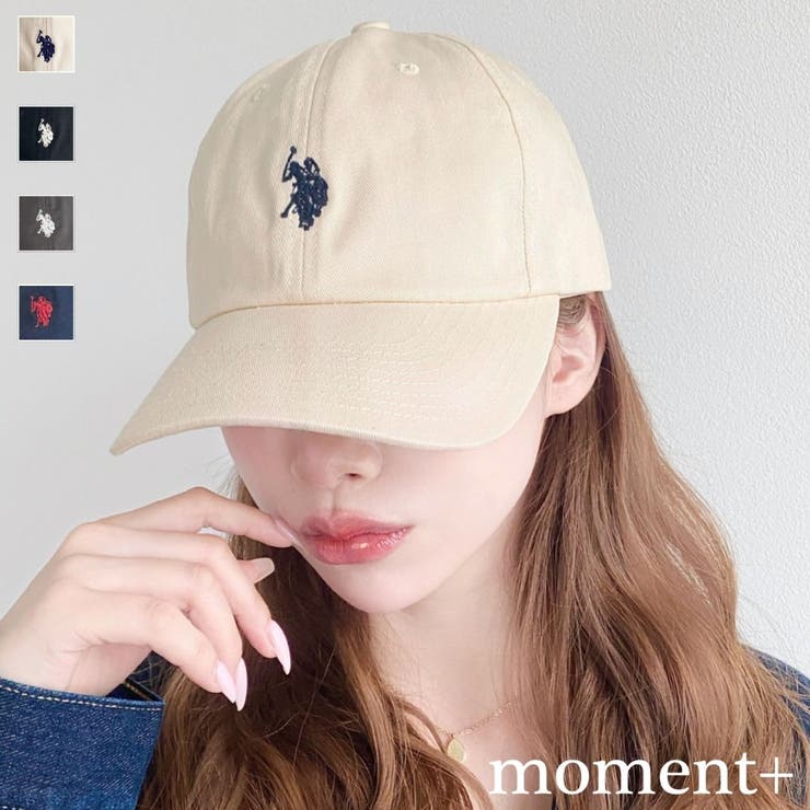 U.S.POLO ASSN. ワンポイントロゴ刺繍キャップ | moment+ | 詳細画像1 