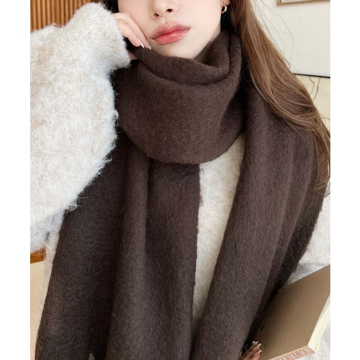 34色展開ボリュームフリンジマフラー | moment+ | 詳細画像17 