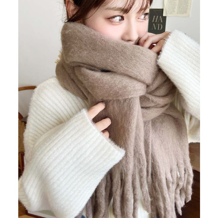 34色展開ボリュームフリンジマフラー | moment+ | 詳細画像20 