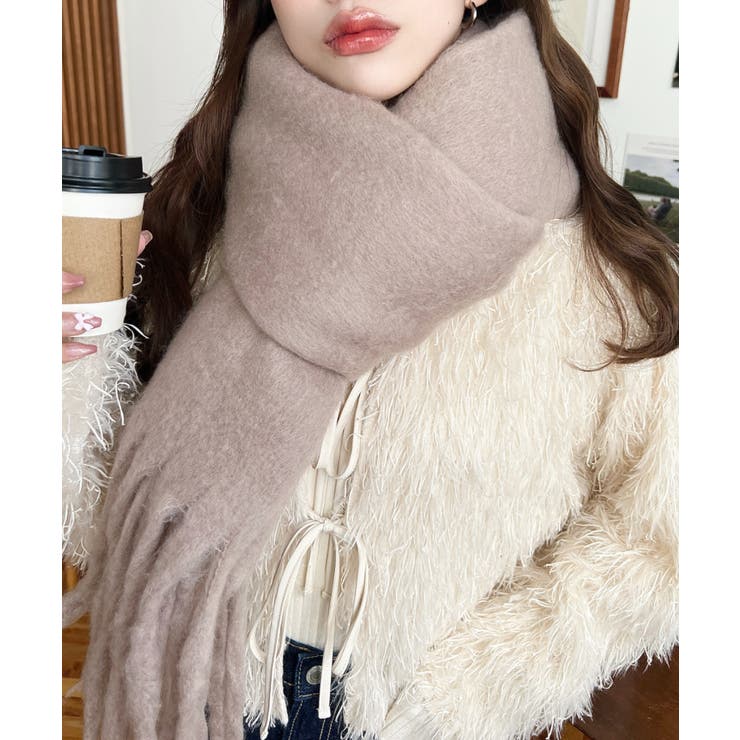 34色展開ボリュームフリンジマフラー | moment+ | 詳細画像22 