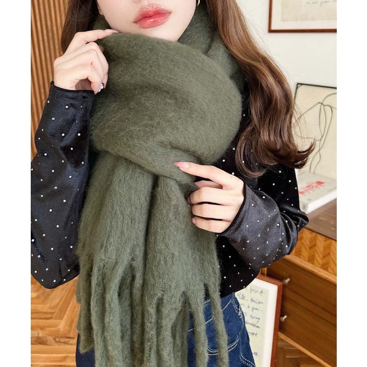 34色展開ボリュームフリンジマフラー | moment+ | 詳細画像27 