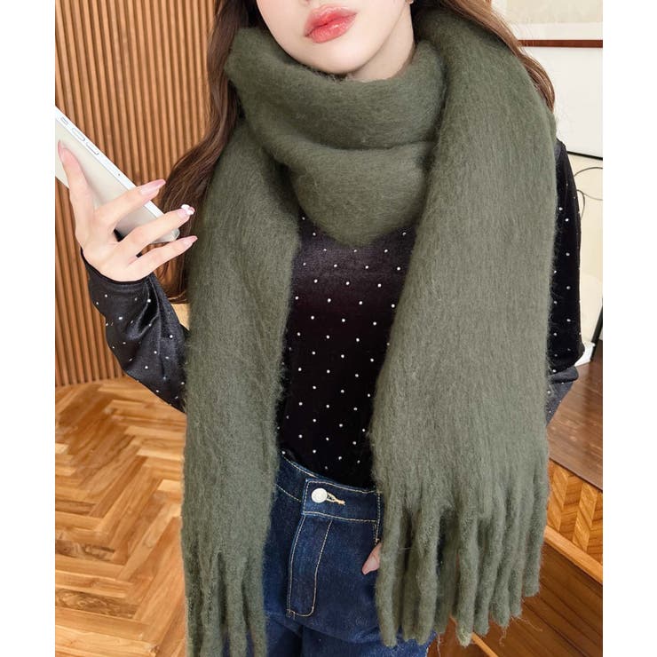 34色展開ボリュームフリンジマフラー | moment+ | 詳細画像28 