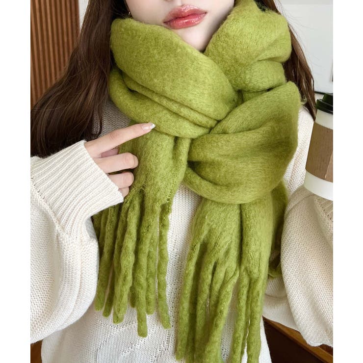 34色展開ボリュームフリンジマフラー | moment+ | 詳細画像31 