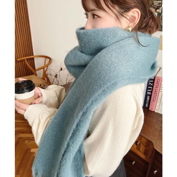 34色展開ボリュームフリンジマフラー | moment+ | 詳細画像33 