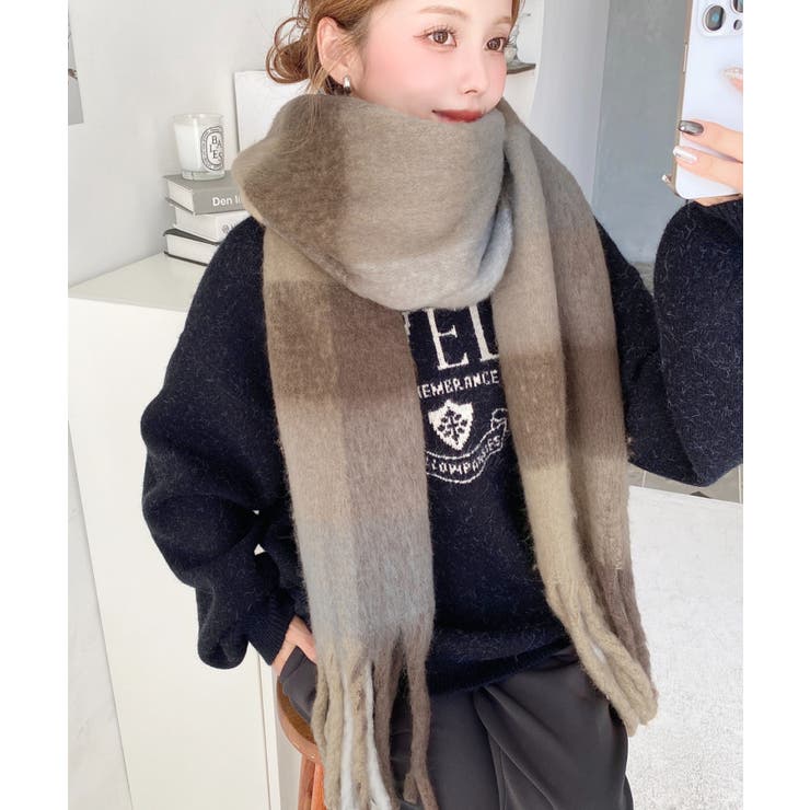 34色展開ボリュームフリンジマフラー | moment+ | 詳細画像39 