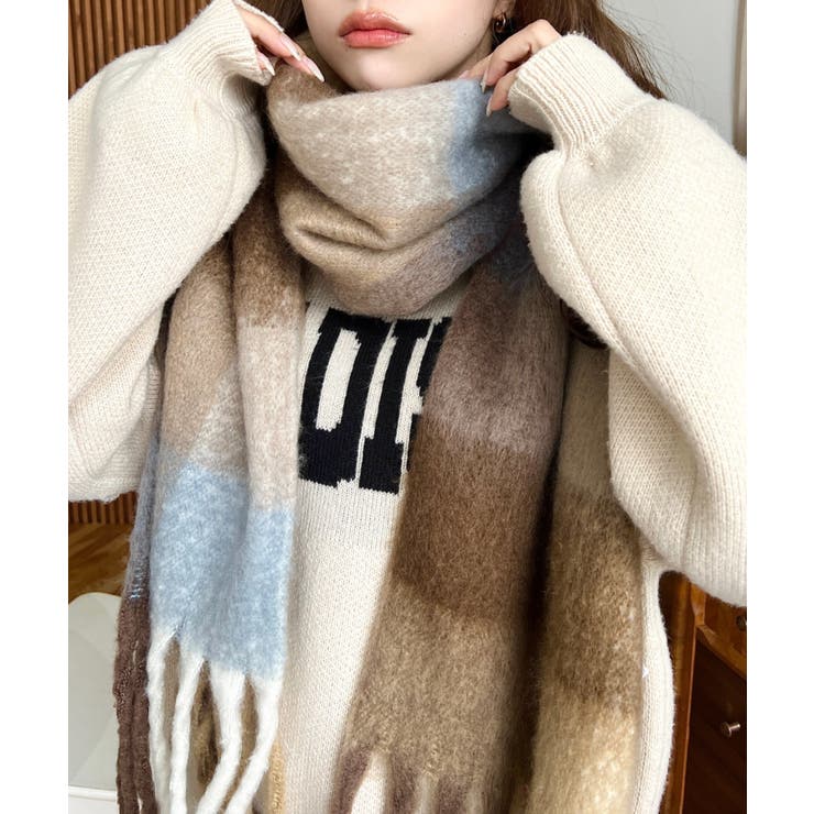 34色展開ボリュームフリンジマフラー | moment+ | 詳細画像40 