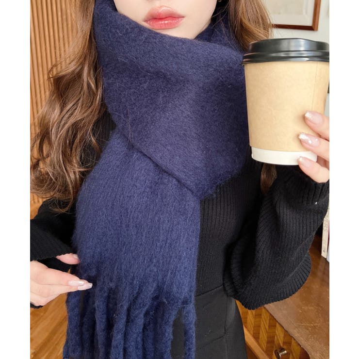 34色展開ボリュームフリンジマフラー | moment+ | 詳細画像41 