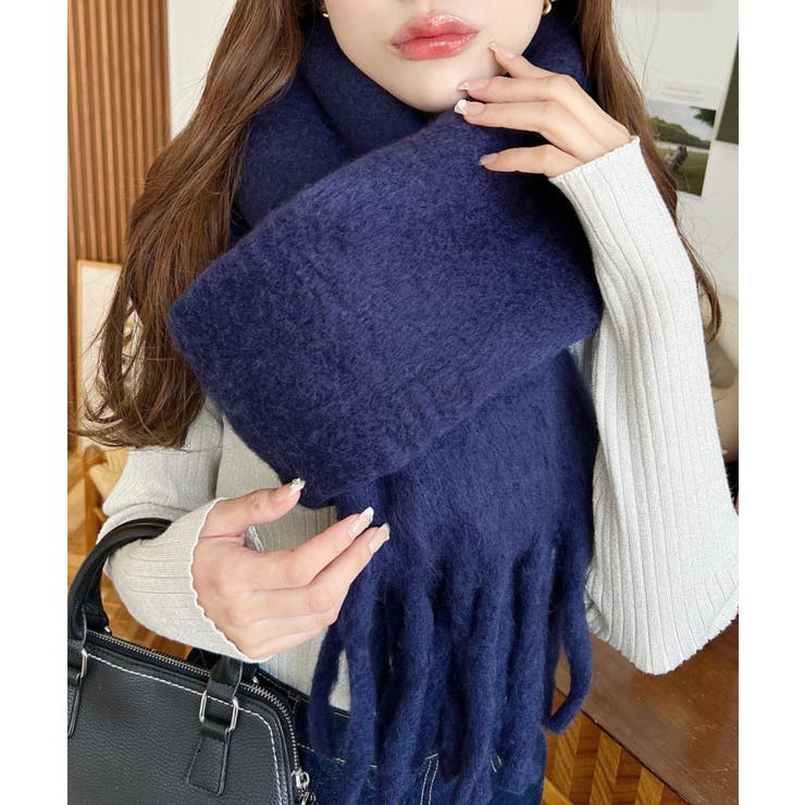 34色展開ボリュームフリンジマフラー | moment+ | 詳細画像42 