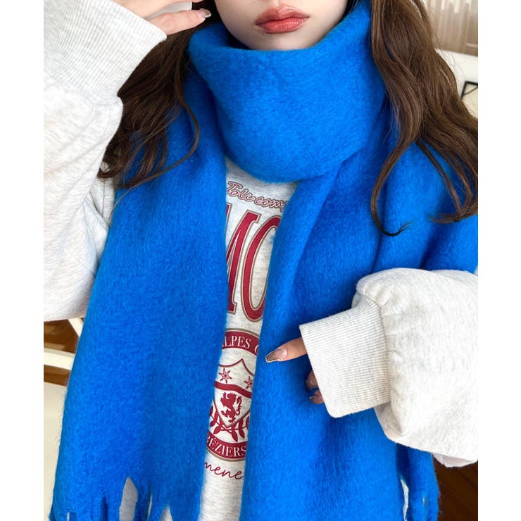 34色展開ボリュームフリンジマフラー | moment+ | 詳細画像44 