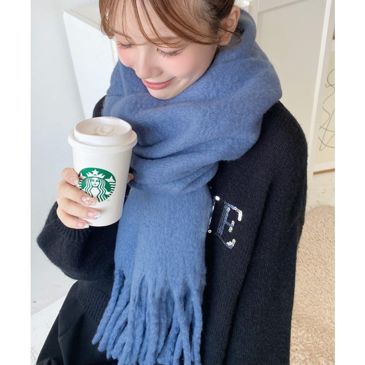 34色展開ボリュームフリンジマフラー | moment+ | 詳細画像46 