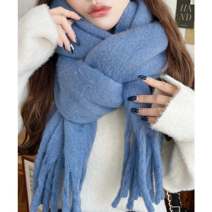 34色展開ボリュームフリンジマフラー | moment+ | 詳細画像47 