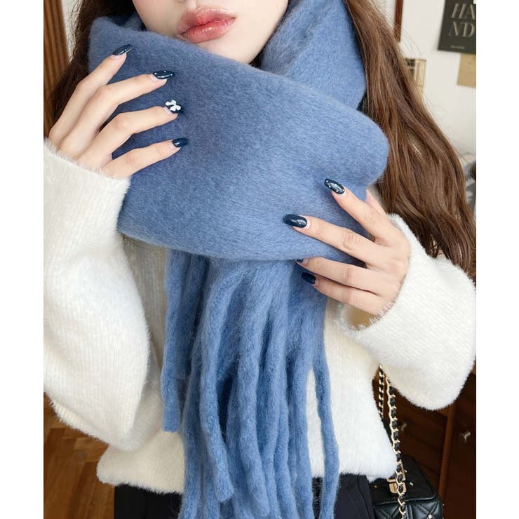 34色展開ボリュームフリンジマフラー | moment+ | 詳細画像48 