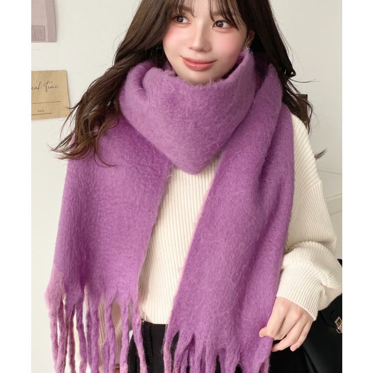 34色展開ボリュームフリンジマフラー | moment+ | 詳細画像51 