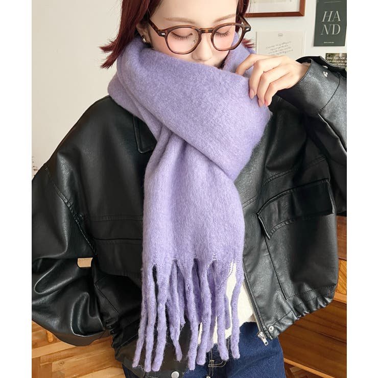 34色展開ボリュームフリンジマフラー | moment+ | 詳細画像52 