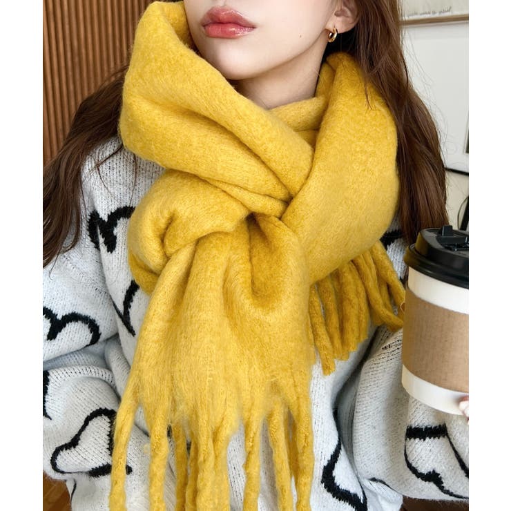 34色展開ボリュームフリンジマフラー | moment+ | 詳細画像55 