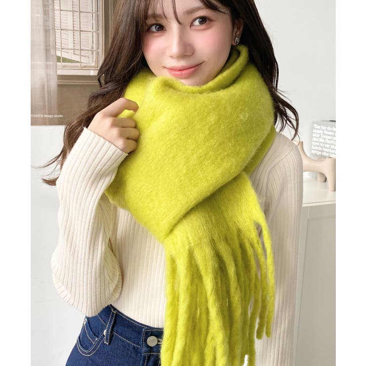 34色展開ボリュームフリンジマフラー | moment+ | 詳細画像58 