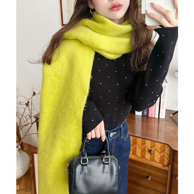 34色展開ボリュームフリンジマフラー | moment+ | 詳細画像60 