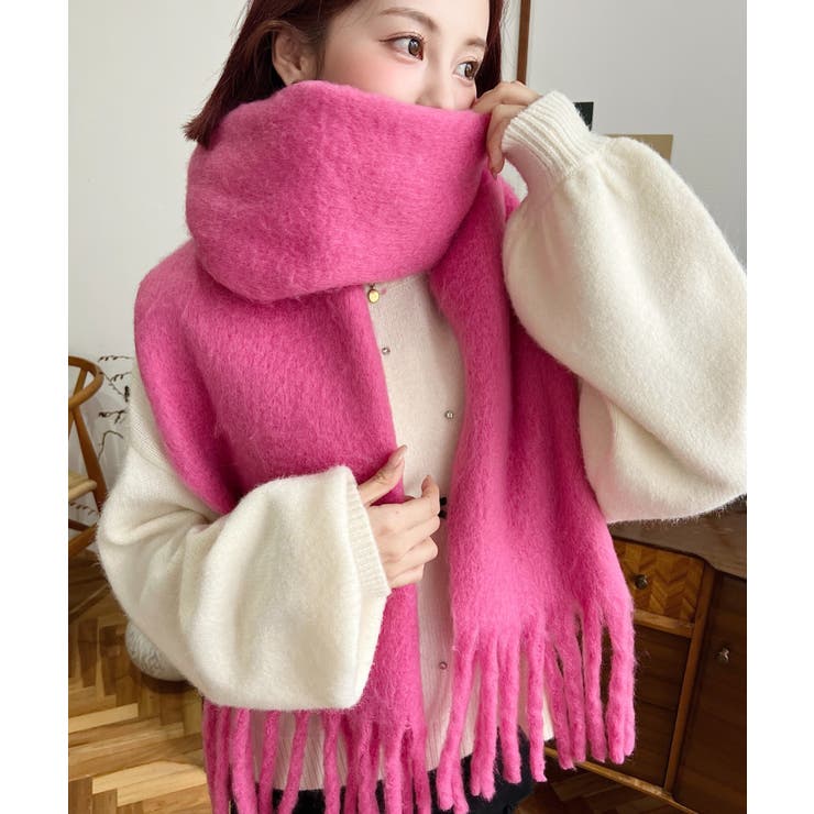 34色展開ボリュームフリンジマフラー | moment+ | 詳細画像64 