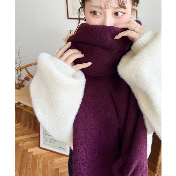 34色展開ボリュームフリンジマフラー | moment+ | 詳細画像79 