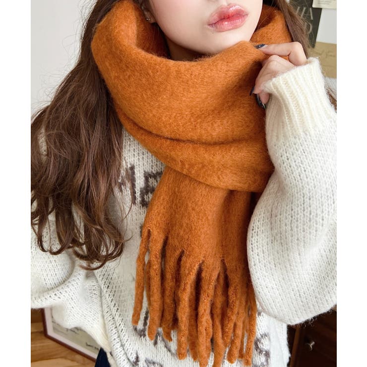 34色展開ボリュームフリンジマフラー | moment+ | 詳細画像88 