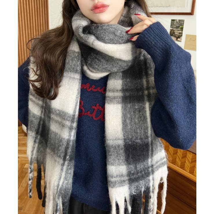 34色展開ボリュームフリンジマフラー | moment+ | 詳細画像95 