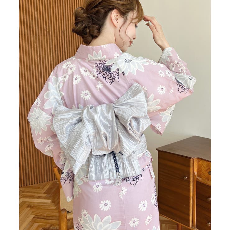 浴衣3点セット（ゆかた・帯2本）、その他3のみ2点セット[品番